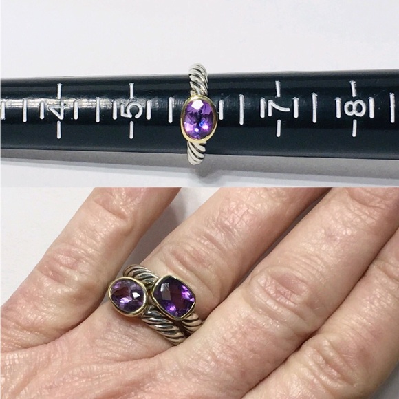 David Yurman Amethyst Ring - Picture 5 of 7